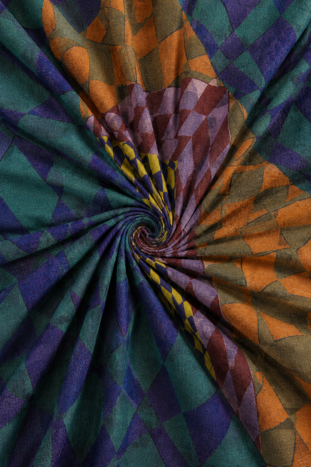 The Wayfinder, Wool/Silk Stole- 28x80 Inches